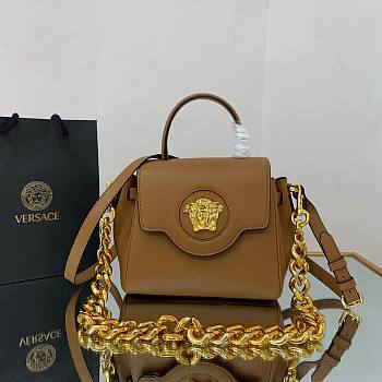Versace La Medusa Small Handbag in Brown | DBFI040