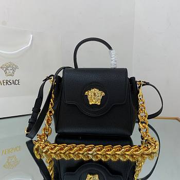 Versace La Medusa Small Handbag in Black | DBFI040