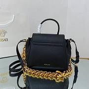 Versace La Medusa Small Handbag in Black | DBFI040 - 6