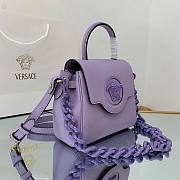 Versace La Medusa Small Handbag in Purple | DBFI040 - 4
