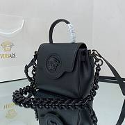 Versace La Medusa Small Handbag in Black - Black hardware | DBFI040 - 5