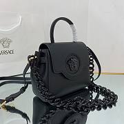Versace La Medusa Small Handbag in Black - Black hardware | DBFI040 - 4