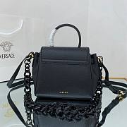 Versace La Medusa Small Handbag in Black - Black hardware | DBFI040 - 3