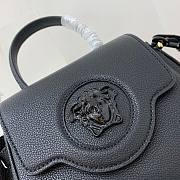 Versace La Medusa Small Handbag in Black - Black hardware | DBFI040 - 2