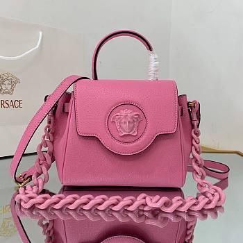 Versace La Medusa Small Handbag in Pink | DBFI040