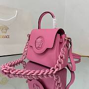 Versace La Medusa Small Handbag in Pink | DBFI040 - 5