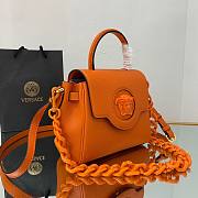 Versace La Medusa Small Handbag in Orange | DBFI040 - 4