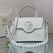 Versace La Medusa Medium Handbag in White | DBFI039 - 1