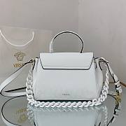 Versace La Medusa Medium Handbag in White | DBFI039 - 3