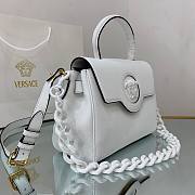 Versace La Medusa Medium Handbag in White | DBFI039 - 2