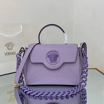 Versace La Medusa Medium Handbag in purple | DBFI039