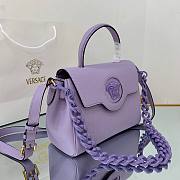 Versace La Medusa Medium Handbag in purple | DBFI039 - 4