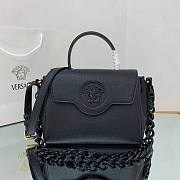 Versace La Medusa Medium Handbag in black hardware | DBFI039 - 1