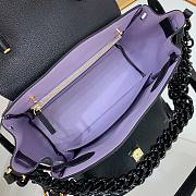 Versace La Medusa Medium Handbag in black hardware | DBFI039 - 2