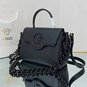 Versace La Medusa Medium Handbag in black hardware | DBFI039 - 3