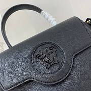 Versace La Medusa Medium Handbag in black hardware | DBFI039 - 5