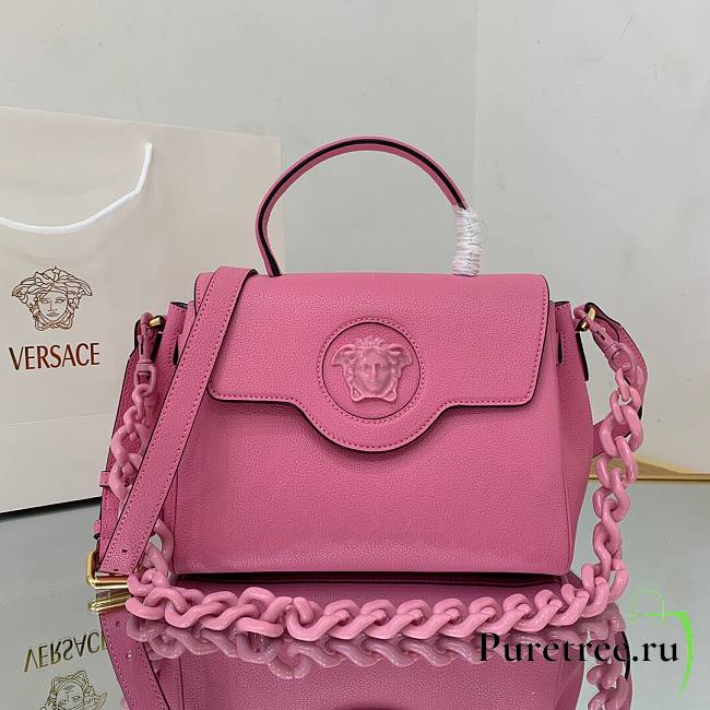 Versace La Medusa Medium Handbag in pink | DBFI039 - 1