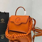 Versace La Medusa Medium Handbag in orange | DBFI039 - 6