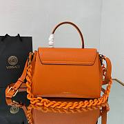 Versace La Medusa Medium Handbag in orange | DBFI039 - 5