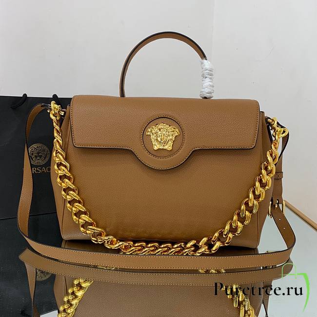Versace La Medusa Large Handbag in brown | DBFI039 - 1