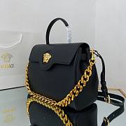 Versace La Medusa Large Handbag in black | DBFI039 - 5