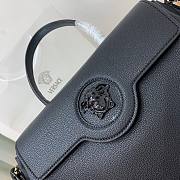 Versace La Medusa Large Handbag in black & black hardware | DBFI039 - 2