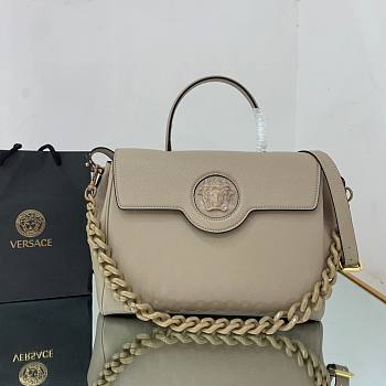Versace La Medusa Large Handbag in beige | DBFI039