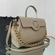 Versace La Medusa Large Handbag in beige | DBFI039 - 4