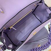 Versace La Medusa Large Handbag in purple | DBFI039 - 3