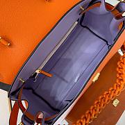Versace La Medusa Large Handbag in orange | DBFI039 - 4