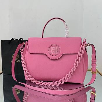 Versace La Medusa Large Handbag in pink | DBFI039