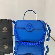 Versace La Medusa Large Handbag in blue | DBFI039 - 1