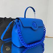 Versace La Medusa Large Handbag in blue | DBFI039 - 5