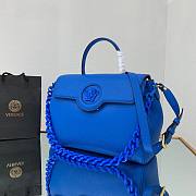 Versace La Medusa Large Handbag in blue | DBFI039 - 4