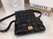 BV Padded Casette Cross-body Bag in black | 591970 - 5
