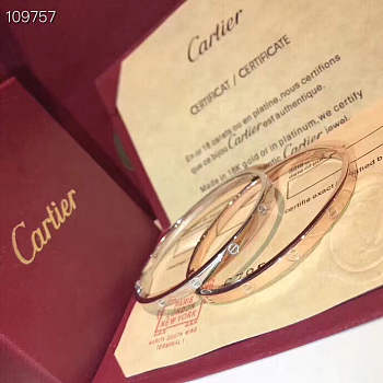 Cartier love SM bracelets 3.65mm.