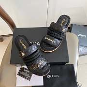 Chanel women sandals in black - 5