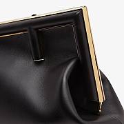 FENDI First Medium Black leather bag | 8BP127 - 5