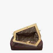 FENDI First Medium Brown leather bag | 8BP127 - 4