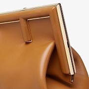 FENDI First Medium Caramel leather bag | 8BP127 - 5