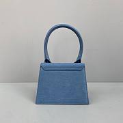 Jacquemus tote bag blue 18cm - 4