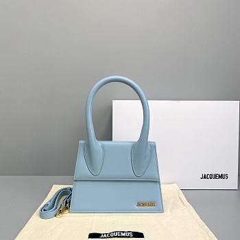 Jacquemus tote bag blue sea 18cm