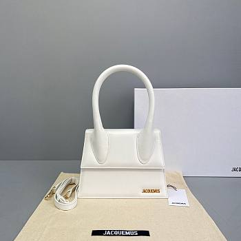 Jacquemus tote bag white 18cm