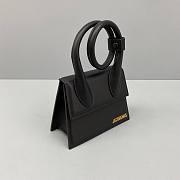 Jacquemus Le Chiquito Noeud Handbag Black 18cm - 5