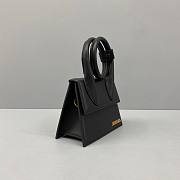 Jacquemus Le Chiquito Noeud Handbag Black 18cm - 3