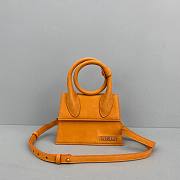 Jacquemus Le Chiquito Noeud Handbag orange 18cm - 4