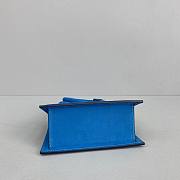 Jacquemus Le Chiquito Noeud Handbag blue 18cm - 5