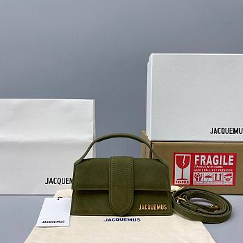 Jacquemus bamnino green bag 24cm