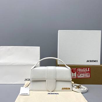 Jacquemus bamnino white bag 24cm