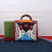 Gucci Diana Small Red Python Tote Bag 660195 - 1